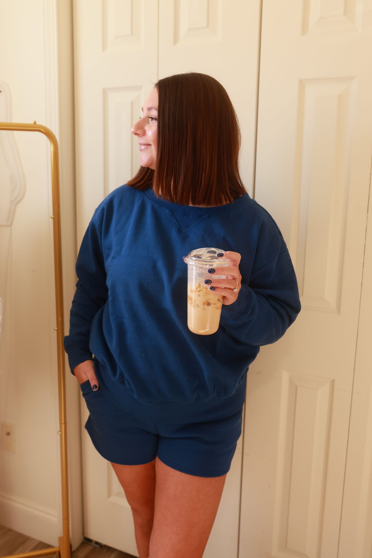 Navy blue lounge set