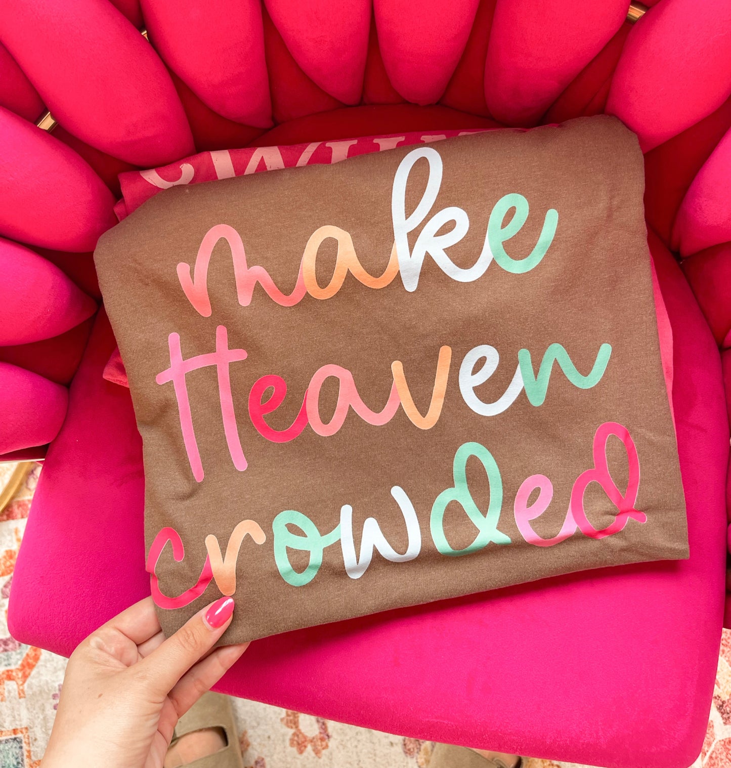 Make heaven crowded graphic tee {comfort colors} ☻