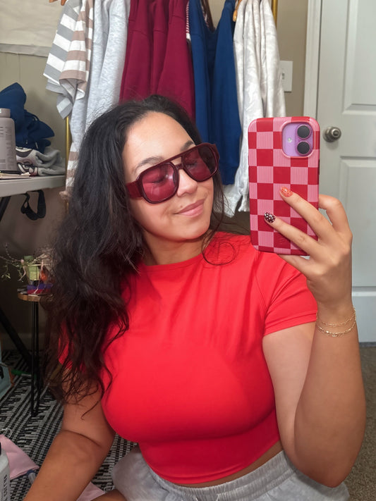 Maroon sunnies