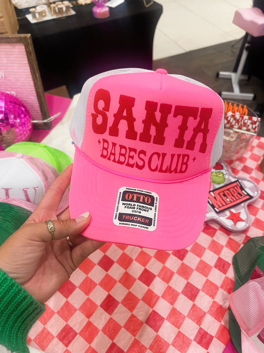 Santa babes club trucker hat ☻