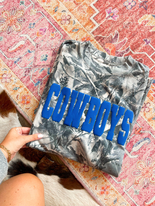 Cowboys grey camo tee ☻