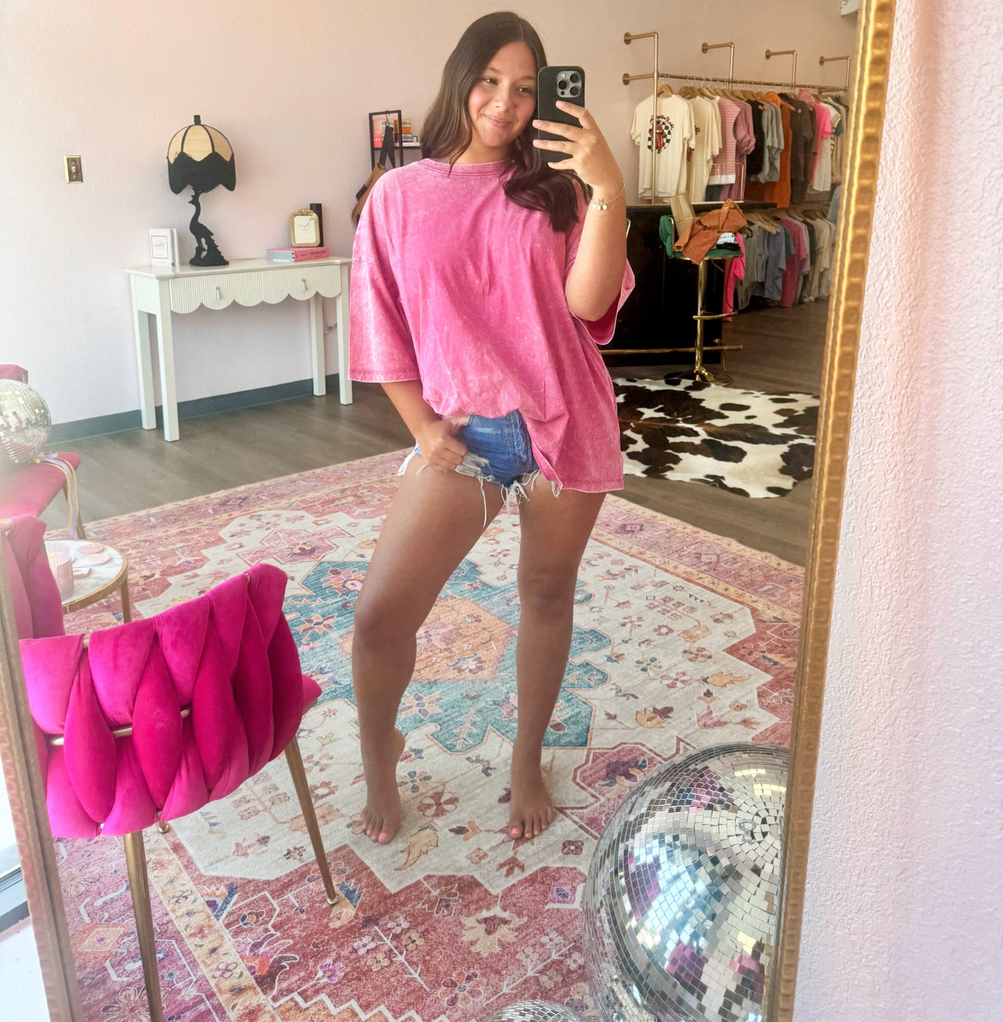Oversized boyfriend tee ☻
