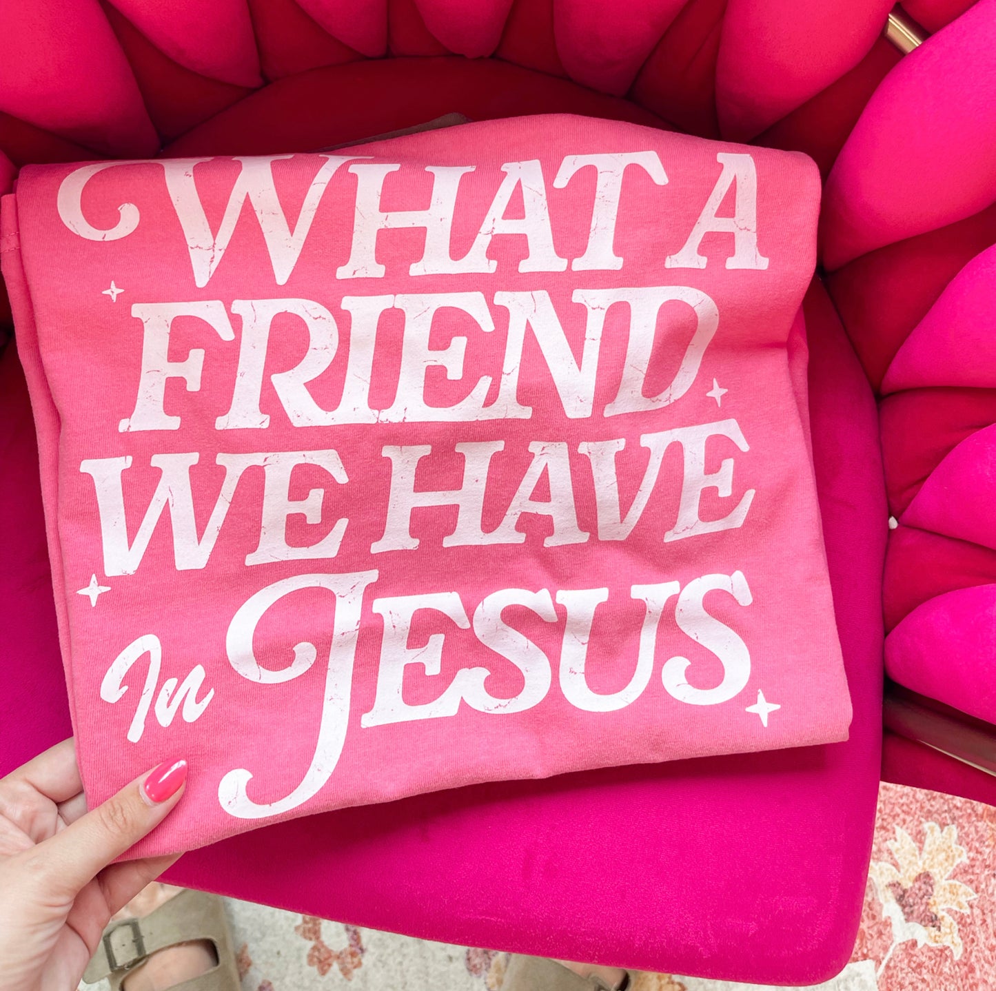 What a friend we have in Jesus graphic tee {comfort colors} ☻