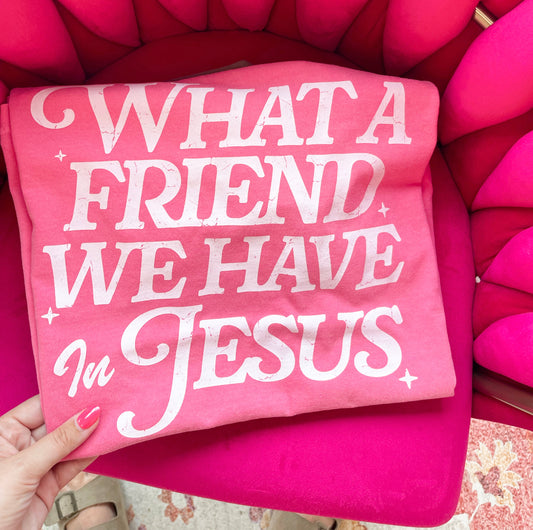 What a friend we have in Jesus graphic tee {comfort colors} ☻