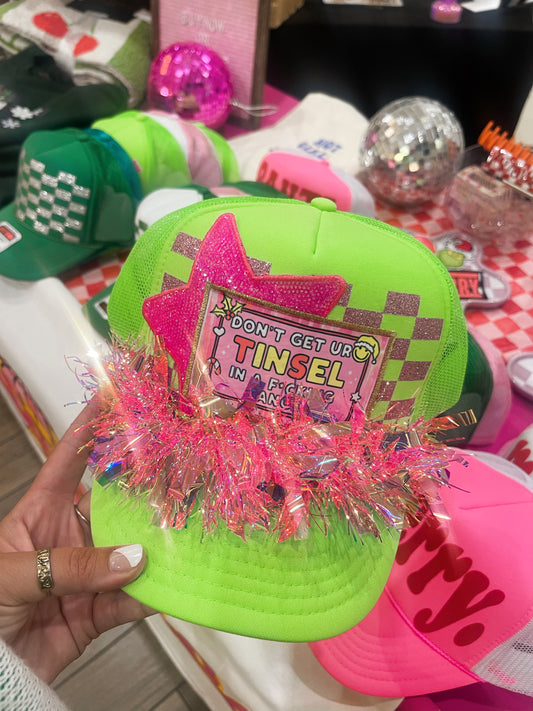 Tinsel trucker hat ☻ NO EXTRA CODES