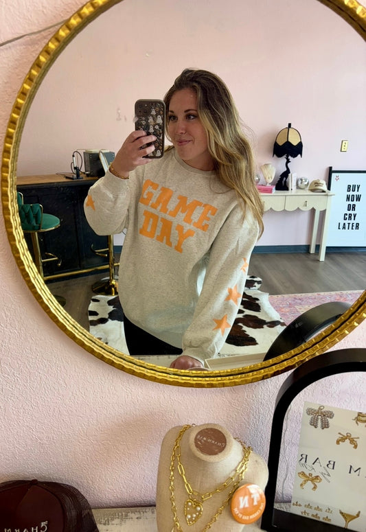 Game day stars sweatshirt ☻