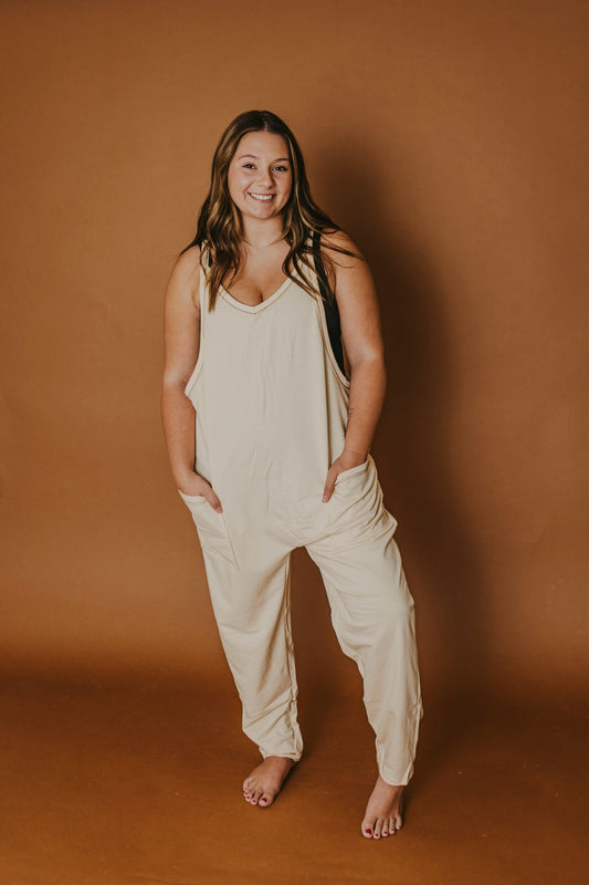 Jumpin jumpsuit {tan} ☻