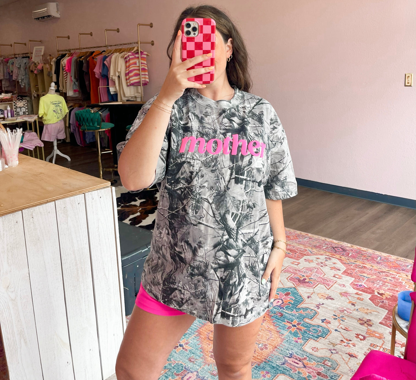 Mother grey camo tee ☻