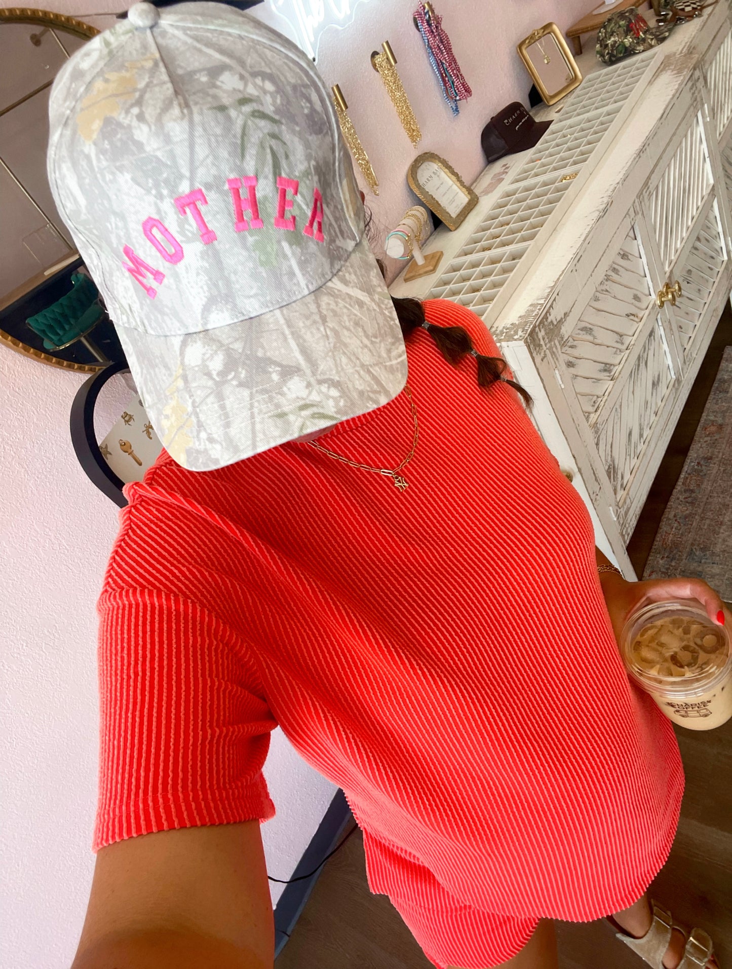 Light camo embroidered hat ☻